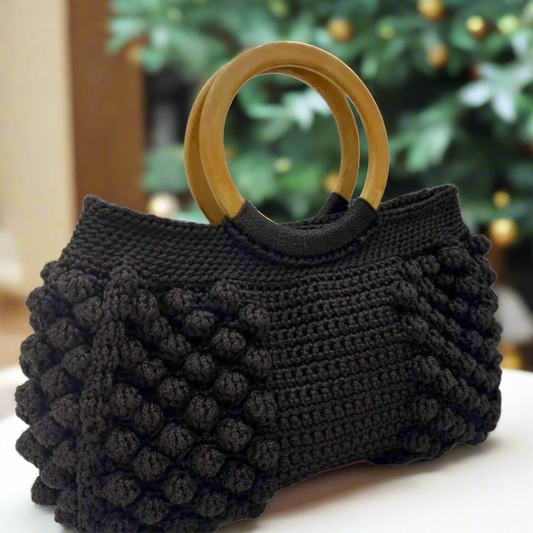 Love, Luxe & Milan - Black Bags, Shoulder bags, Handmade bags, Chic bags, Stylish bags, Elegant bags, Crossbody bags, Designer bags, Luxury bags, Fashion bags, Women's bags, Sustainable bags, Italian designer bags, French designer bags, Vintage handbags, Boho bags, Minimalist bags, Quilted bags, Personalized bags, Statement bags, Evening clutches, Eco-friendly bags, Handbags, Wooden Handle Bags